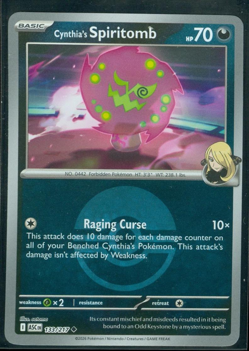 Ascended Heroes Cynthia's Spiritomb [Ball] Pokémon card